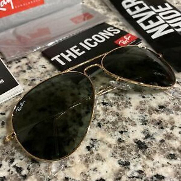 Ray Ban Aviator Sunglasses Lens main image 9